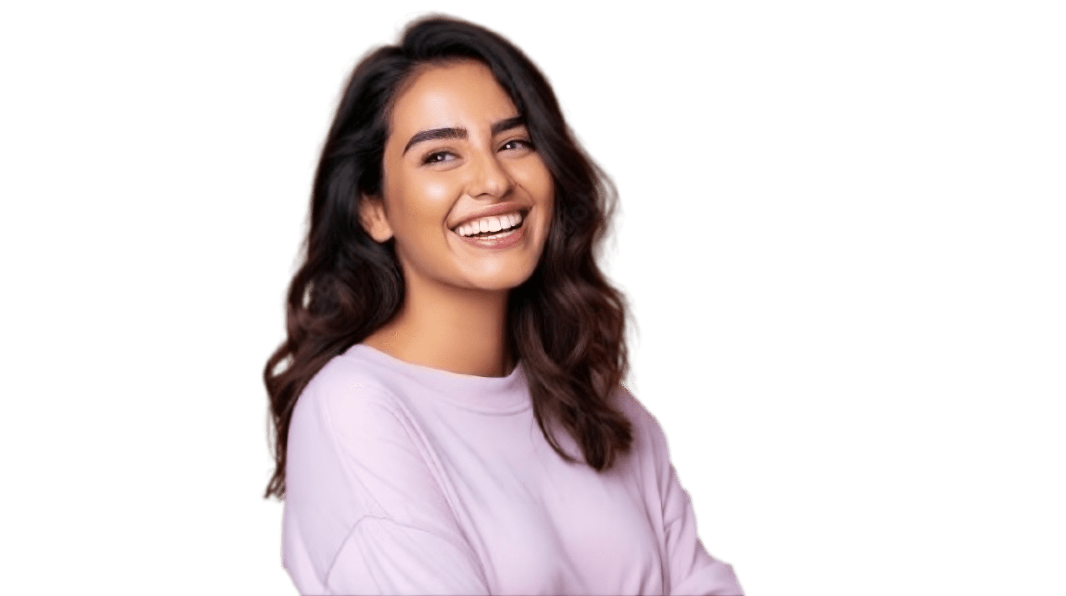 Happy dental patient